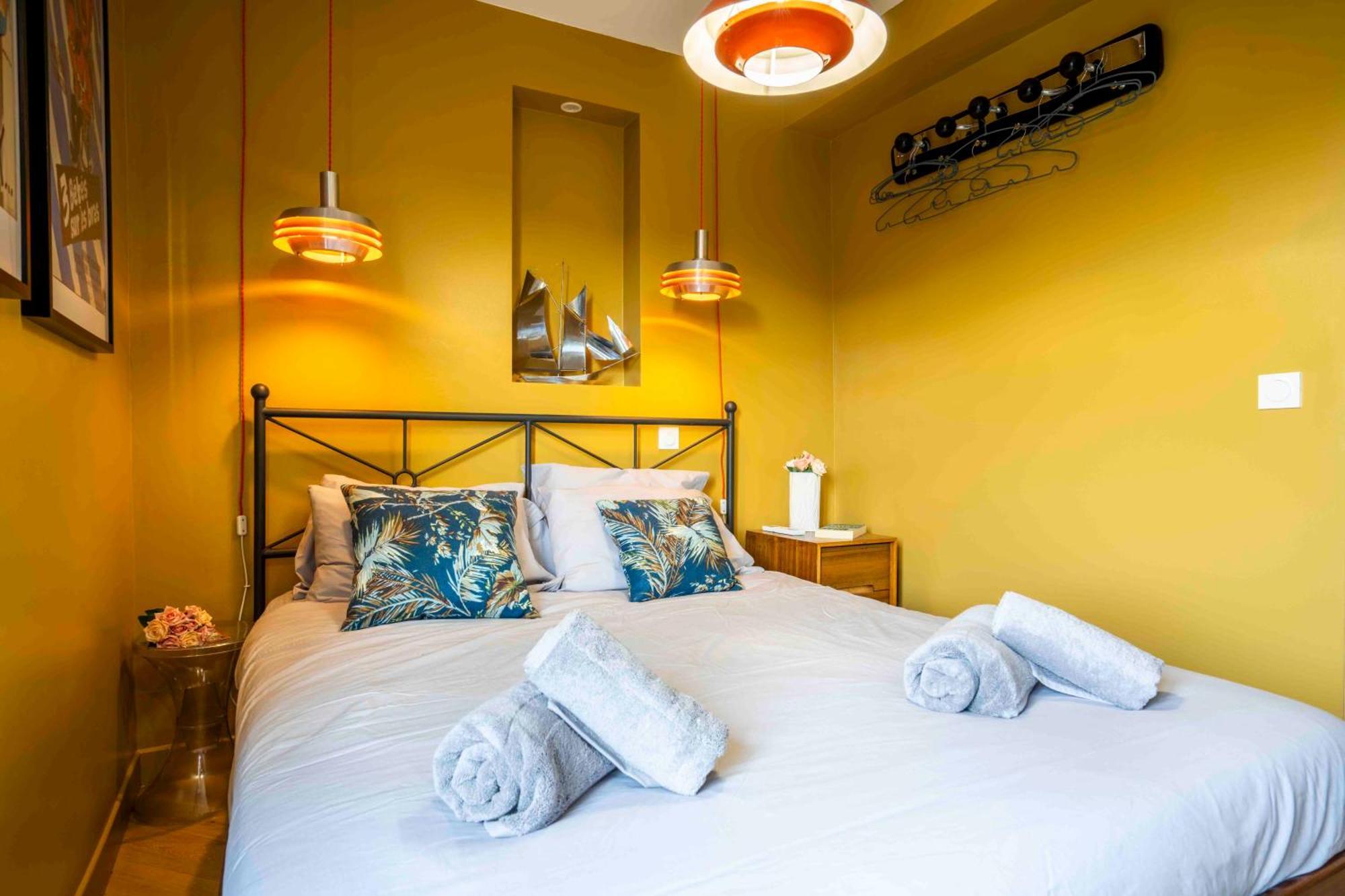 2 Chambres, Balcons, Vue Imprenable, Climatisation - Palace Bleu Leilighet *